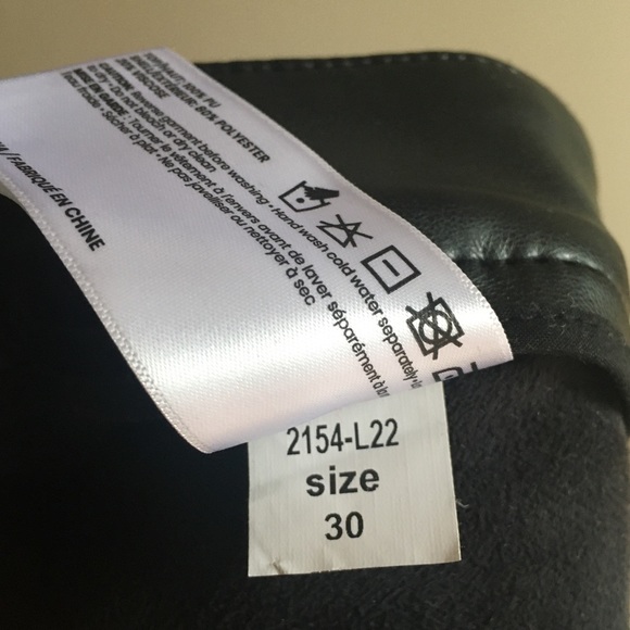 Yoga Jeans Vegan Leather Pant - Picture 9 of 9